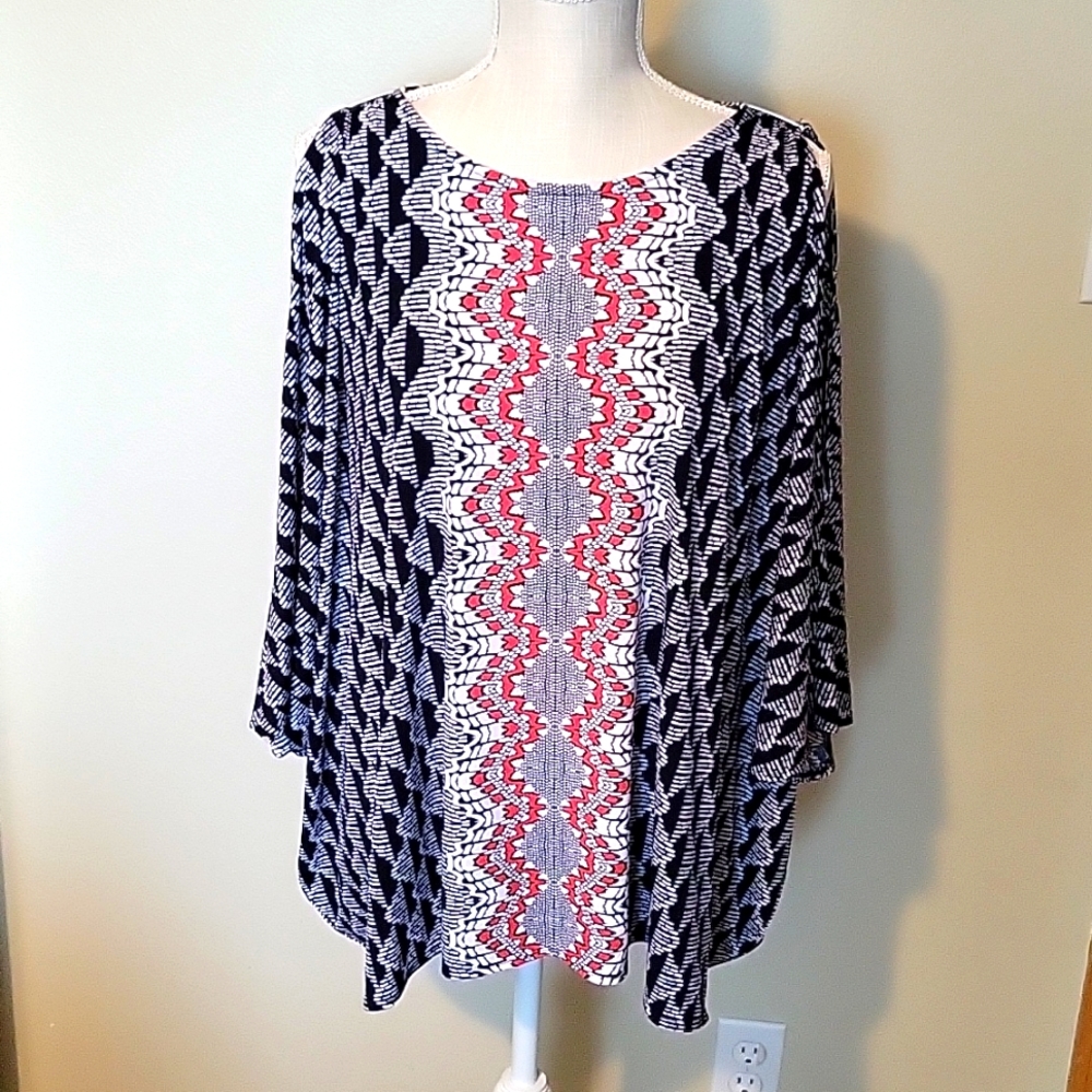 Alfani Multi Color Top